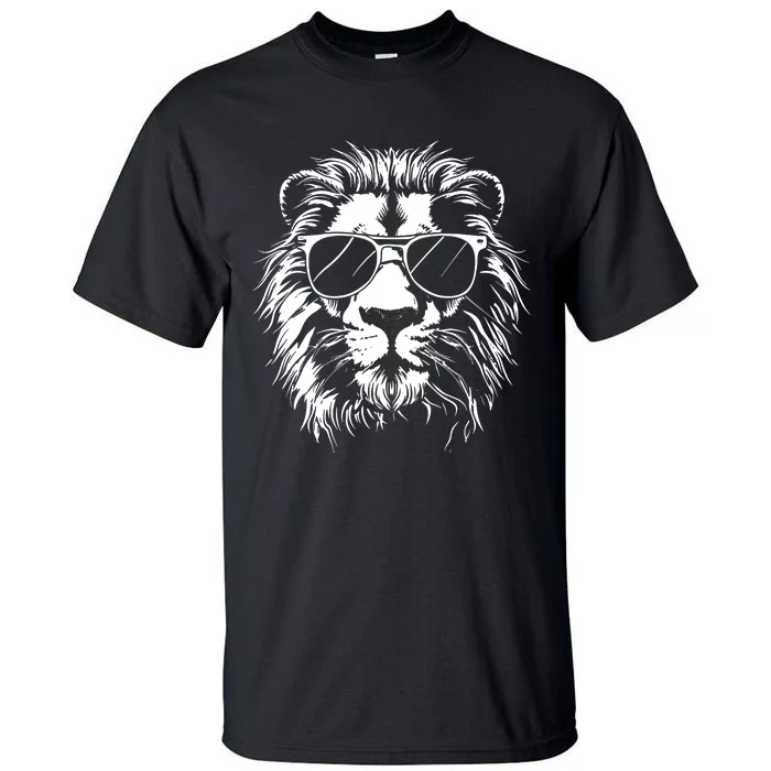 Lion Sunglasses Graphic Tall T-Shirt