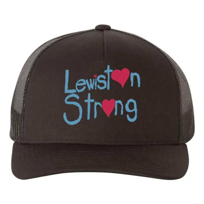 Lewiston Strong Gift Lewiston Strong Yupoong Adult 5-Panel Trucker Hat