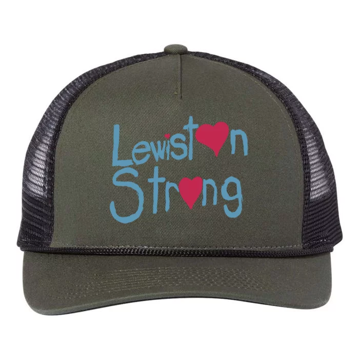 Lewiston Strong Gift Lewiston Strong Retro Rope Trucker Hat Cap