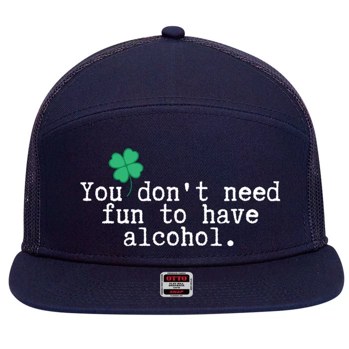 Law Student Gift St Patrick's Day Law School Care Package Gift 7 Panel Mesh Trucker Snapback Hat