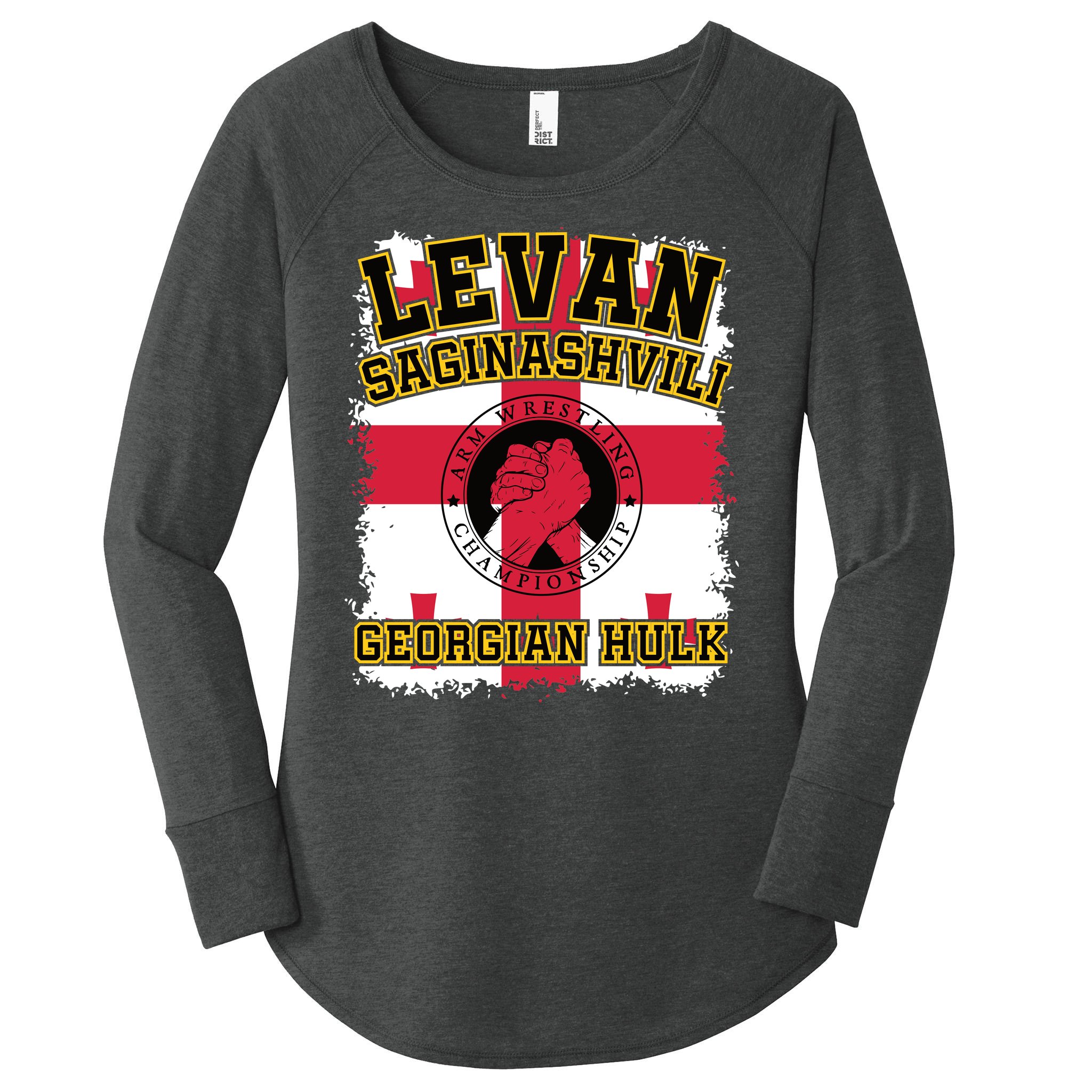 Levan Saginashvili Arm Wrestling Champion Women's Perfect Tri Tunic Long  Sleeve Shirt