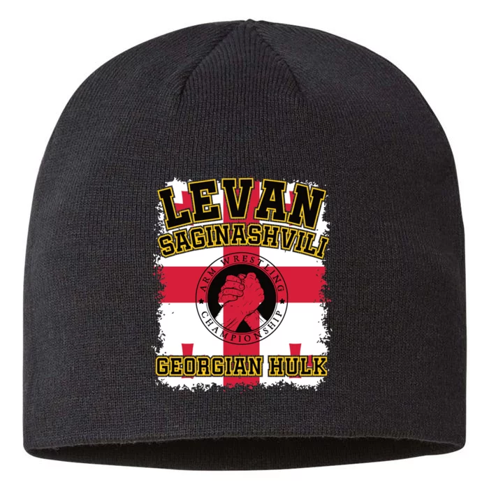 Levan Saginashvili Arm Wrestling Champion 8 1/2in Sustainable Knit Beanie