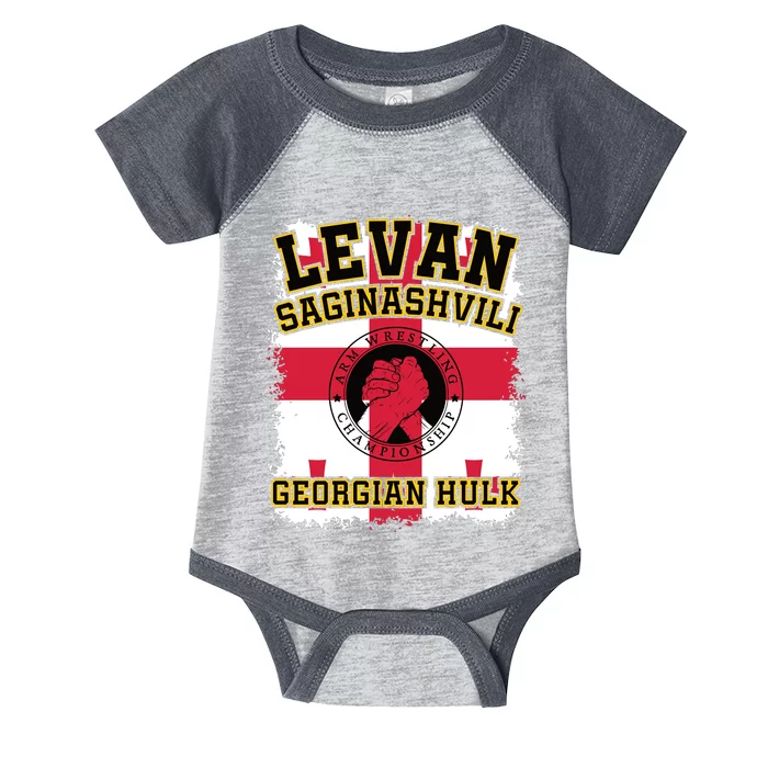 Levan Saginashvili Arm Wrestling Champion Infant Baby Jersey Bodysuit