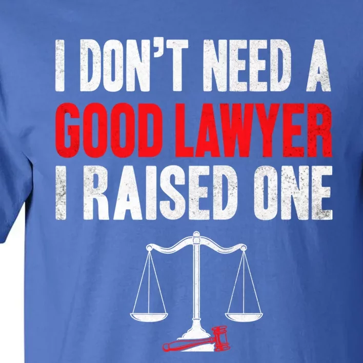 Law School Graduation Master Degree Lawyer Parents Dad Mom Gift Tall T-Shirt