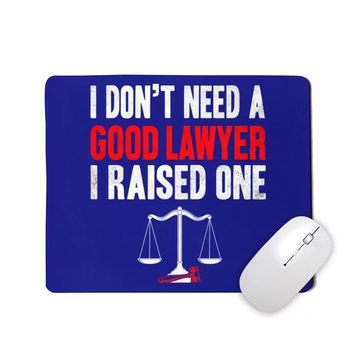 Law School Graduation Master Degree Lawyer Parents Dad Mom Gift Mousepad