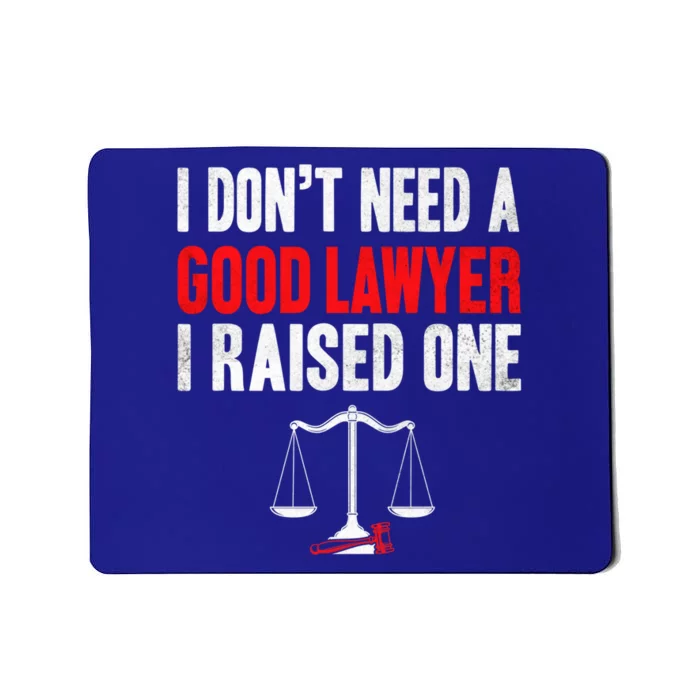 Law School Graduation Master Degree Lawyer Parents Dad Mom Gift Mousepad