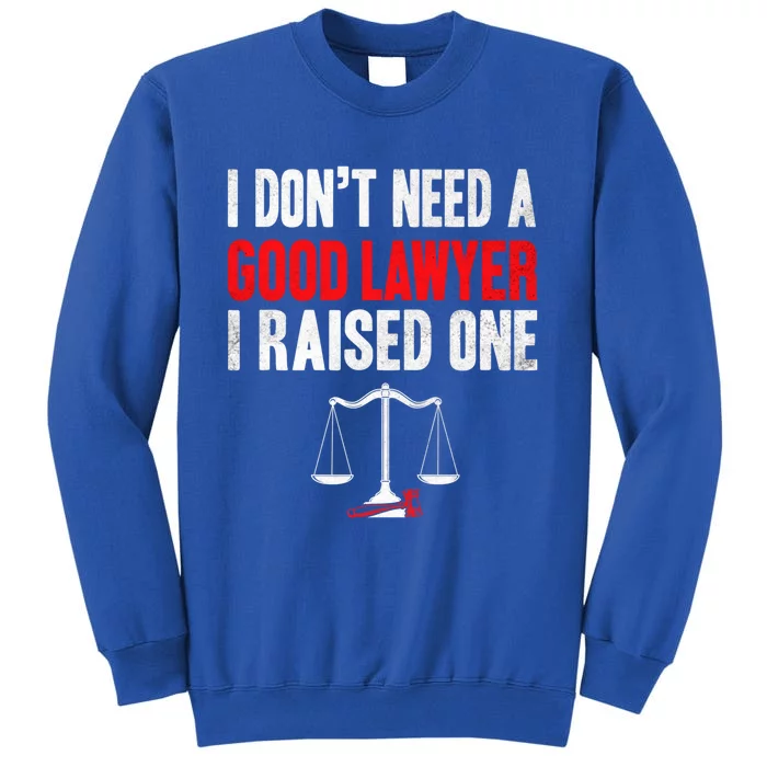 Law School Graduation Master Degree Lawyer Parents Dad Mom Gift Tall Sweatshirt