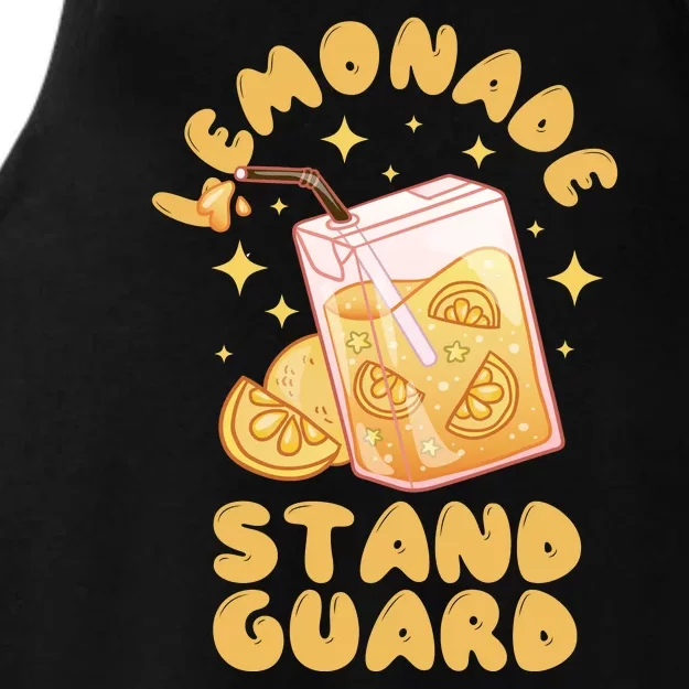 Lemonade Stand Guard Ladies Tri-Blend Wicking Tank