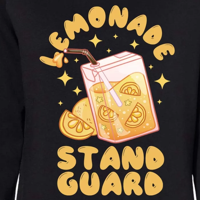 Lemonade Stand Guard Womens California Wash Sweatshirt