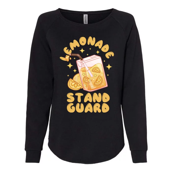 Lemonade Stand Guard Womens California Wash Sweatshirt