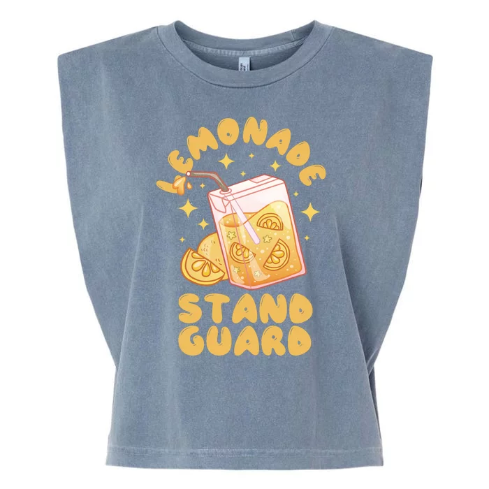 Lemonade Stand Guard Garment-Dyed Women's Muscle Tee