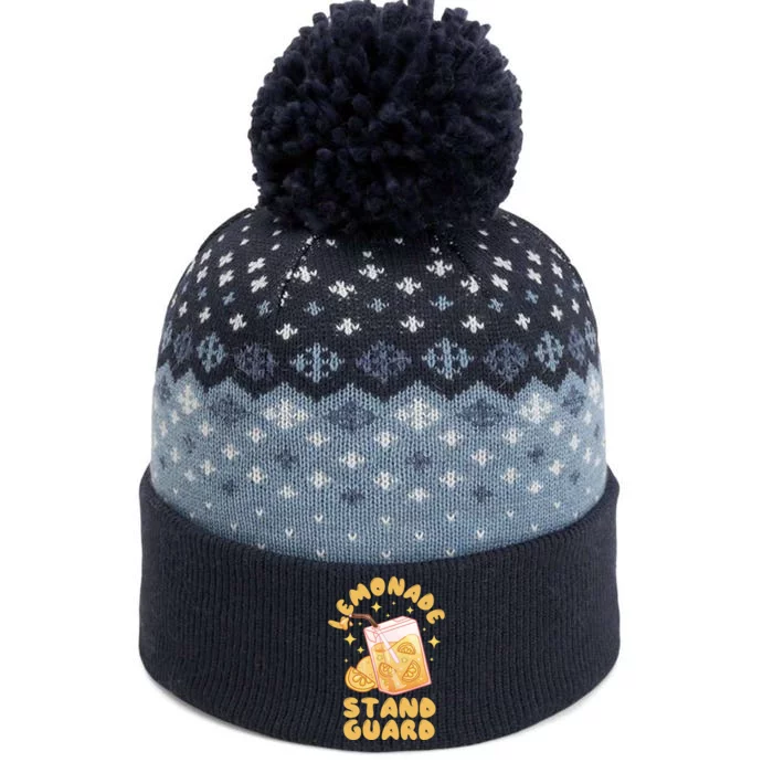 Lemonade Stand Guard The Baniff Cuffed Pom Beanie