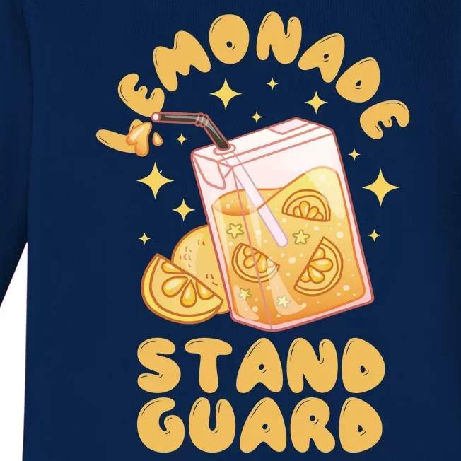 Lemonade Stand Guard Baby Long Sleeve Bodysuit