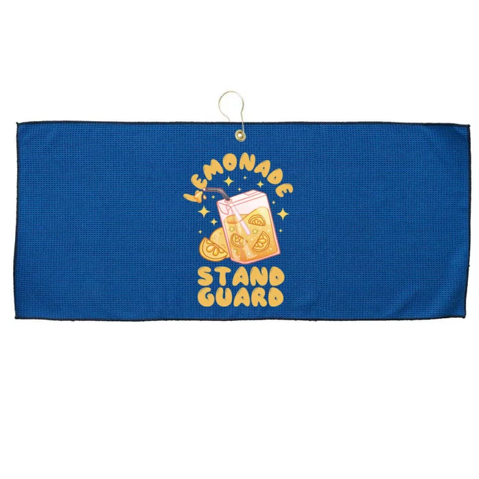 Lemonade Stand Guard Large Microfiber Waffle Golf Towel