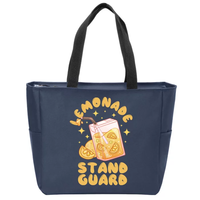 Lemonade Stand Guard Zip Tote Bag