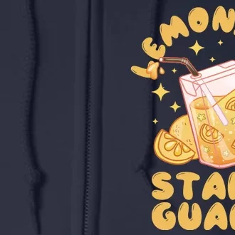 Lemonade Stand Guard Full Zip Hoodie