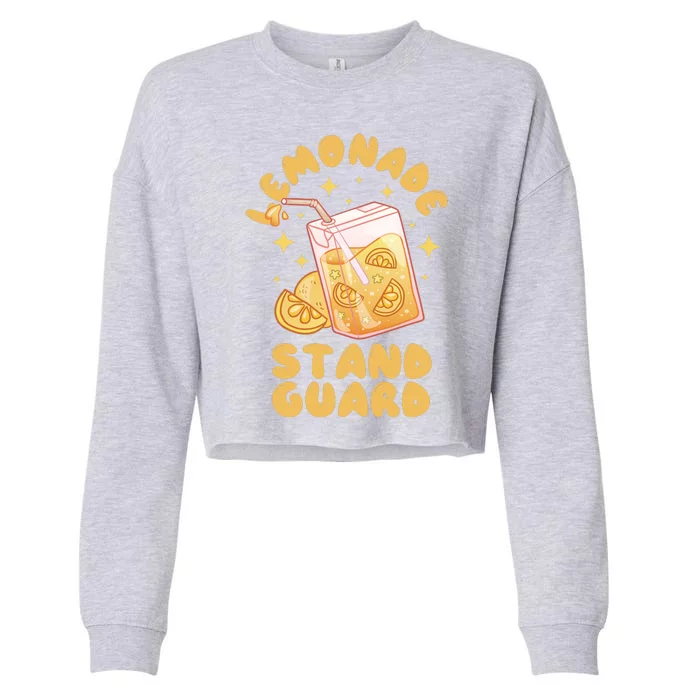 Lemonade Stand Guard Cropped Pullover Crew