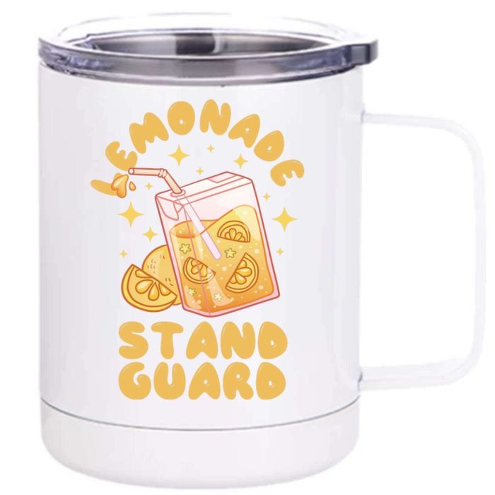 Lemonade Stand Guard Front & Back 12oz Stainless Steel Tumbler Cup