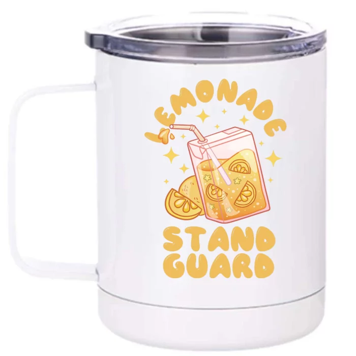 Lemonade Stand Guard Front & Back 12oz Stainless Steel Tumbler Cup