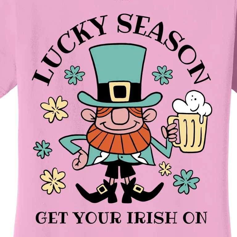 Lucky Season Get Your Irish On Leprechaun Women's T-Shirt