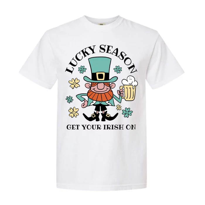 Lucky Season Get Your Irish On Leprechaun Garment-Dyed Heavyweight T-Shirt