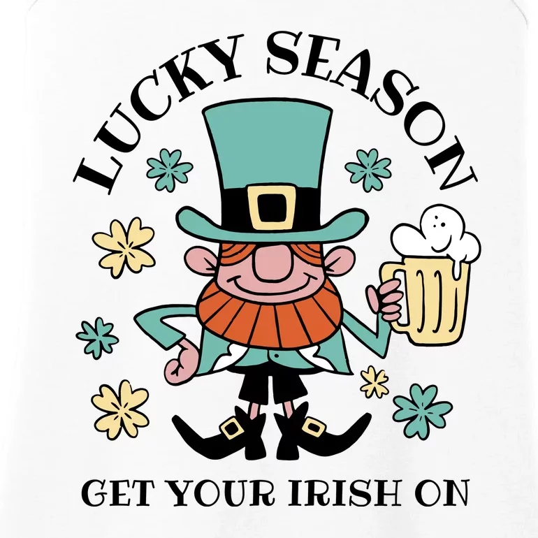 Lucky Season Get Your Irish On Leprechaun Ladies Essential Tank