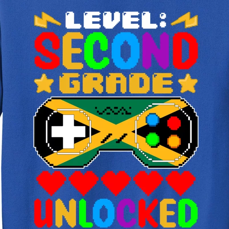 Level Second Grade Unlocked Controller Jamaica Back To Schoo Gift Sweatshirt