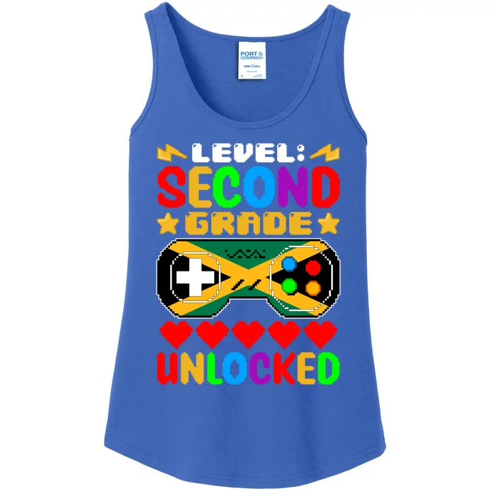 Level Second Grade Unlocked Controller Jamaica Back To Schoo Gift Ladies Essential Tank