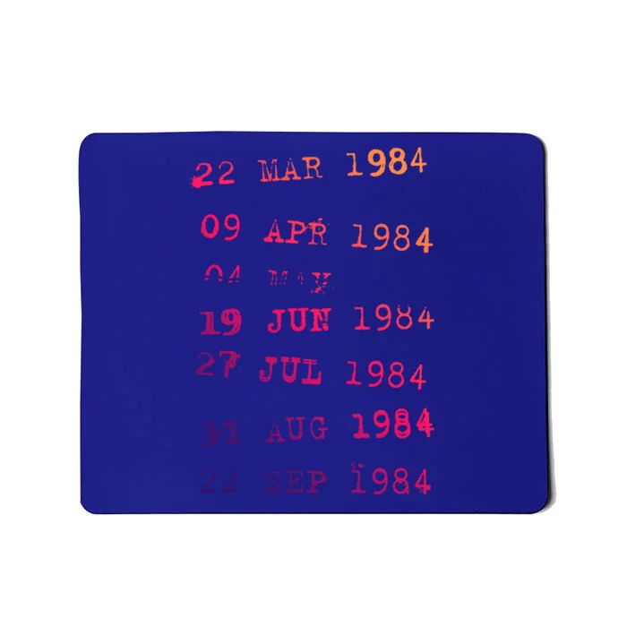 Library Stamp Gift Librarian Due Date Card Gift Mousepad