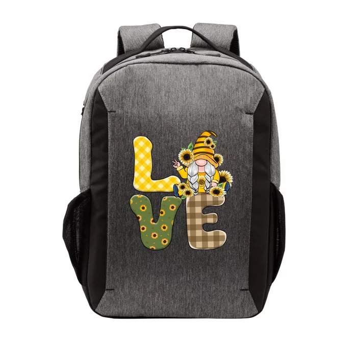 Love Sunflower Gnome Sublimation Vector Backpack