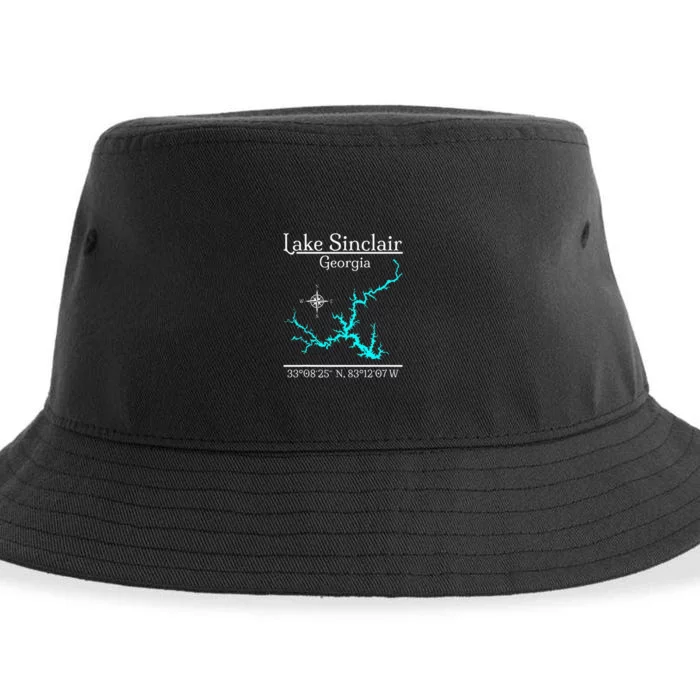 Lake Sinclair Georgia Sustainable Bucket Hat