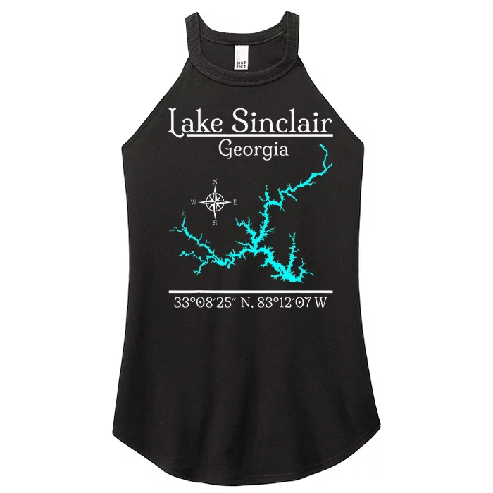 Lake Sinclair Georgia Women’s Perfect Tri Rocker Tank