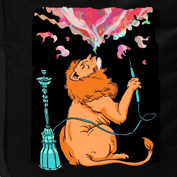 Lion Smoking Hookah Impact Tech Backpack