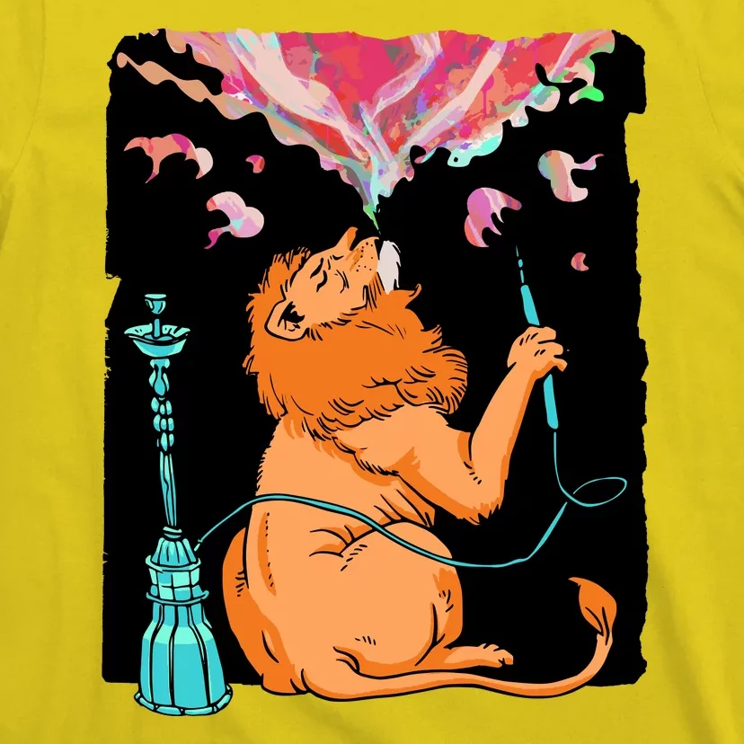 Lion Smoking Hookah T-Shirt