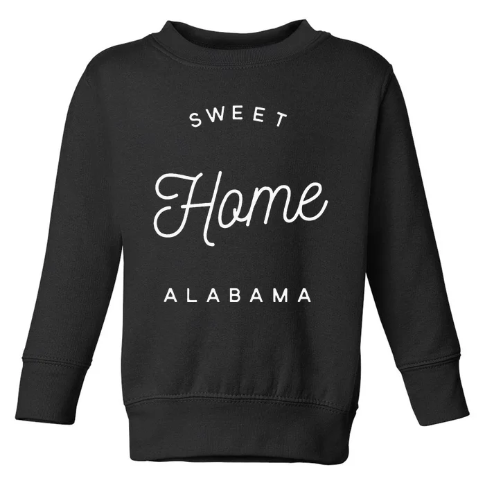 Lyriclyfe Sweet Home Alabama Toddler Sweatshirt