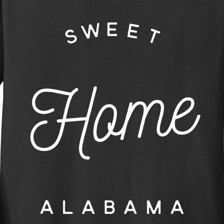 Lyriclyfe Sweet Home Alabama Kids Long Sleeve Shirt