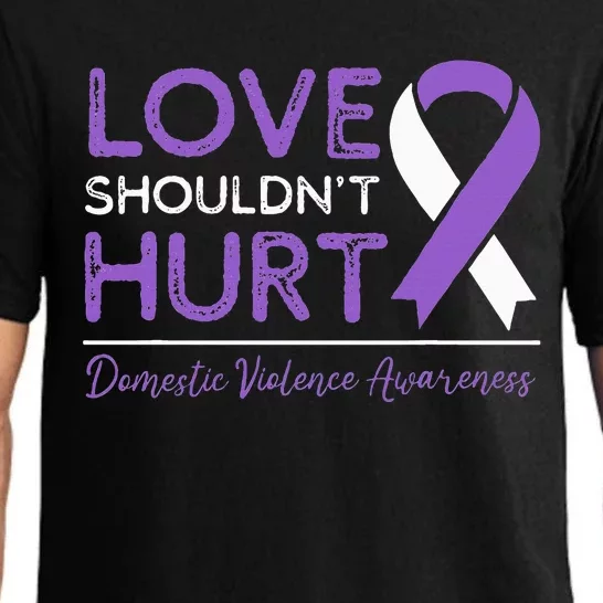 Love Shouldn't Hurt Domestic Violence Awareness Pajama Set