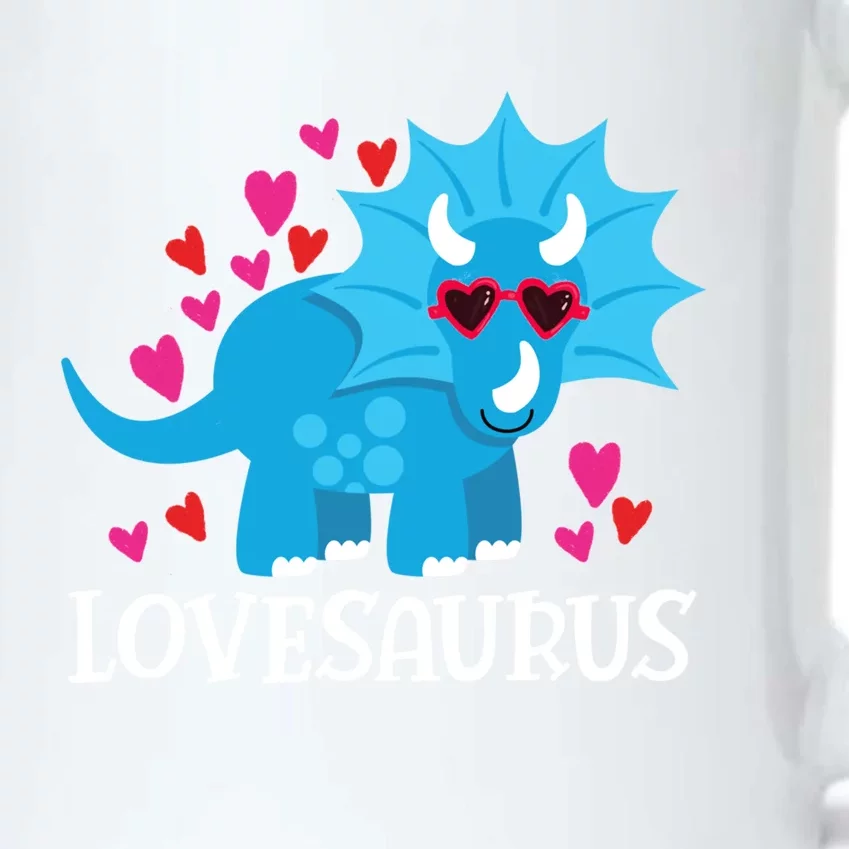 Lovesaurus Steal Hearts Valentine's Day Dinosaur Cute Gift Black Color Changing Mug