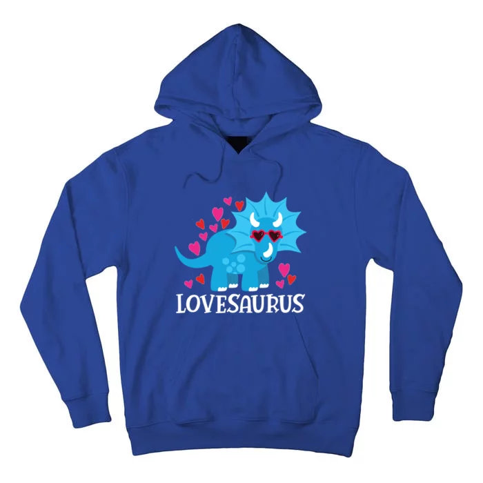 Lovesaurus Steal Hearts Valentine's Day Dinosaur Cute Gift Tall Hoodie