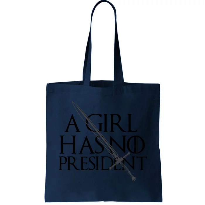 Lady's She Has No President Resist Anti Trump Tote Bag