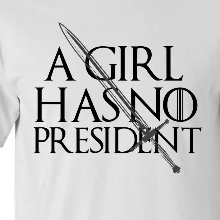 Lady's She Has No President Resist Anti Trump Tall T-Shirt