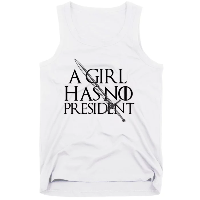 Lady's She Has No President Resist Anti Trump Tank Top