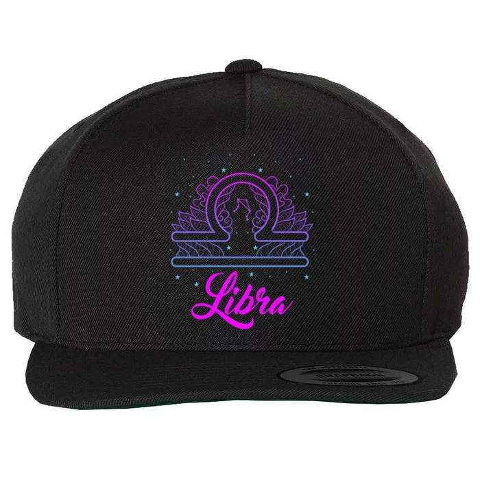 Libra Scale Horoscope Birthday Great Gift Wool Snapback Cap