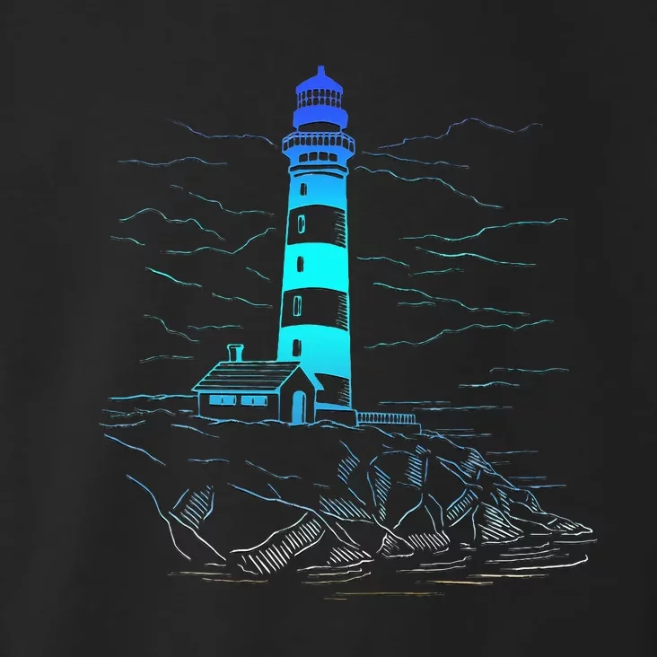 Lighthouse Seaside House Sailing Sea Beach Life Boating Toddler Hoodie