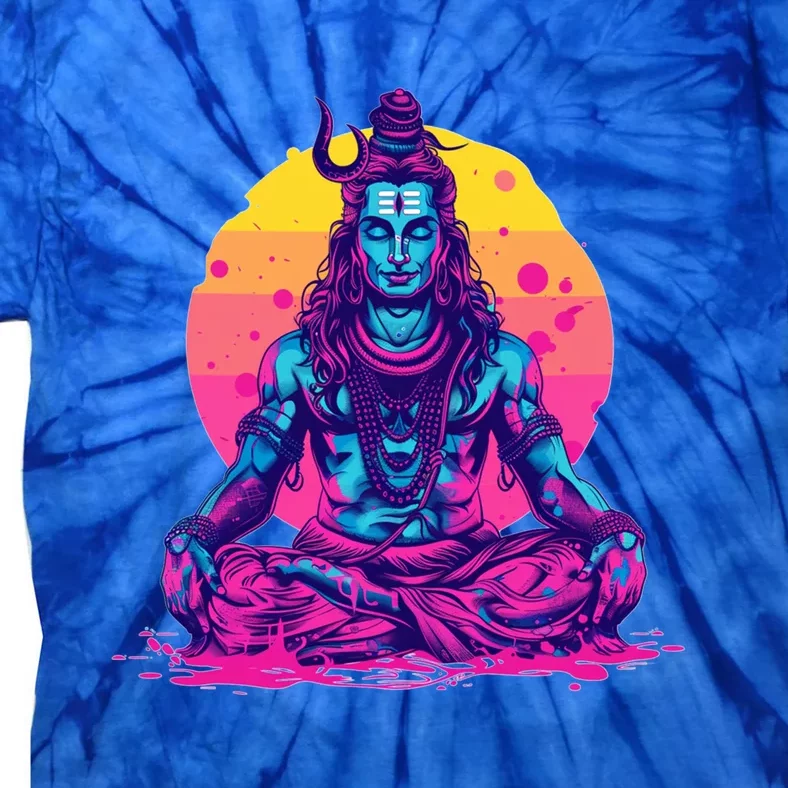 Lord Shiva Hindu God Worshipping Cool Gift Tie-Dye T-Shirt