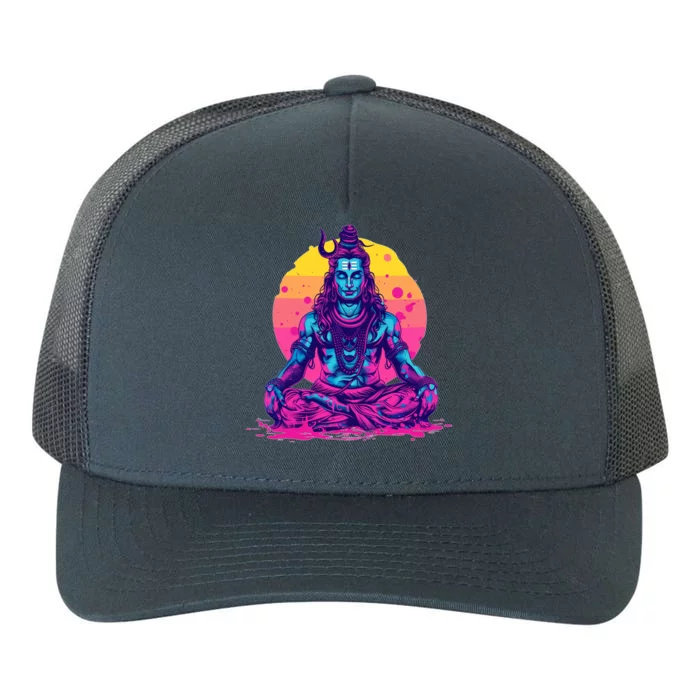 Lord Shiva Hindu God Worshipping Cool Gift Yupoong Adult 5-Panel Trucker Hat