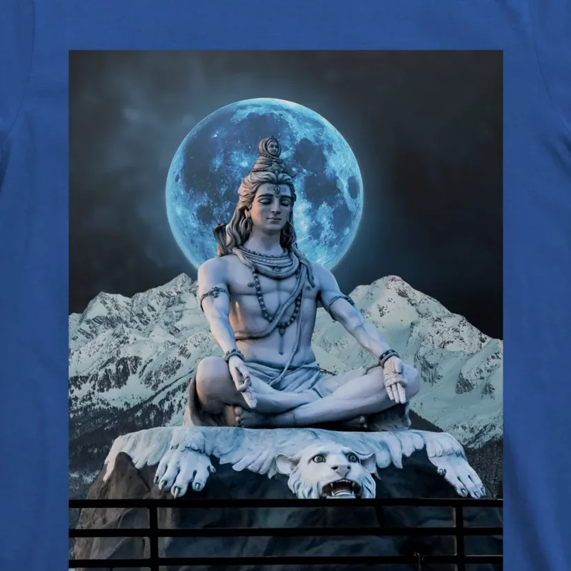 Lord Shiva Hinduism Blue Moon Gift T-Shirt