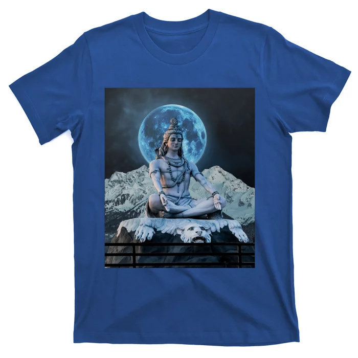 Lord Shiva Hinduism Blue Moon Gift T-Shirt