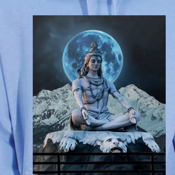 Lord Shiva Hinduism Blue Moon Gift Unisex Surf Hoodie