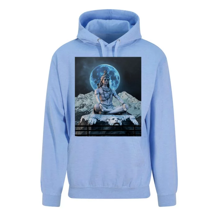 Lord Shiva Hinduism Blue Moon Gift Unisex Surf Hoodie